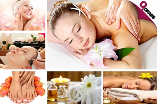 For QR99, Unwind with a  Deep Cleansing Moroccan Bath + a Classic Manicure & Pedicure OR for QR135 De-stress with a Relaxing 1hr Full Body Massage + Rejuvenating Facial! (QR330/QR450 Value)